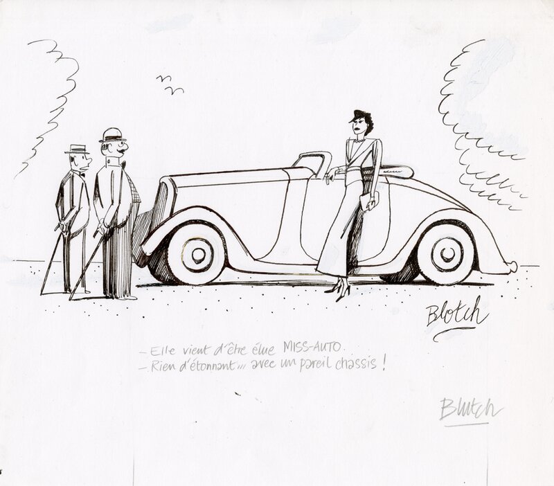 For sale - Blutch, Blotch – Strip original – R13 - Original art