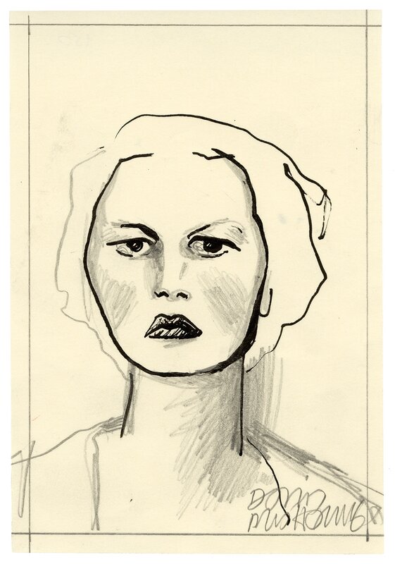 En vente - David Prudhomme, Rébétissa – Dessin original préparatoire pour une case – R53 - Illustration originale