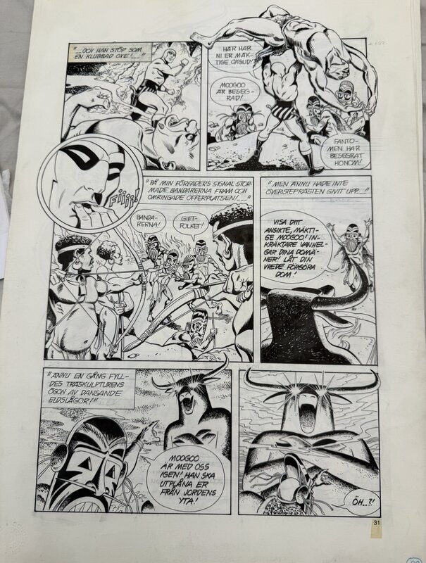 César Spadari, The Alliance of The Golden Ox - Comic Strip