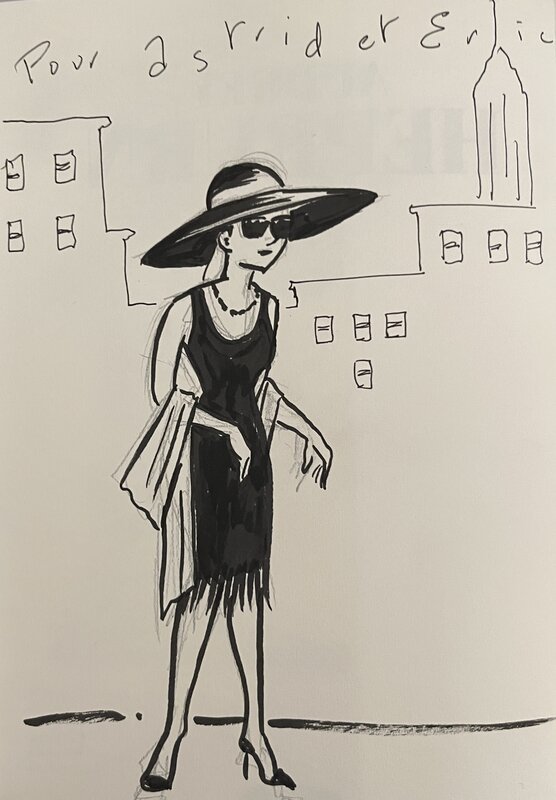 Audrey Hepburn by Christopher - Sketch