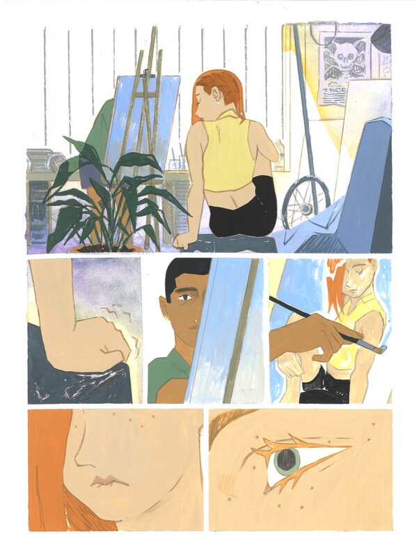 For sale - Claire Fauvel - Les yeux d'Alex p. 85 - Comic Strip