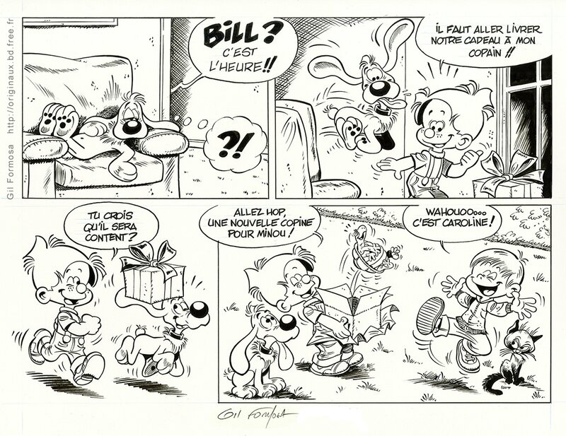 Gil Formosa, Boule et BILL (concours) - Comic Strip