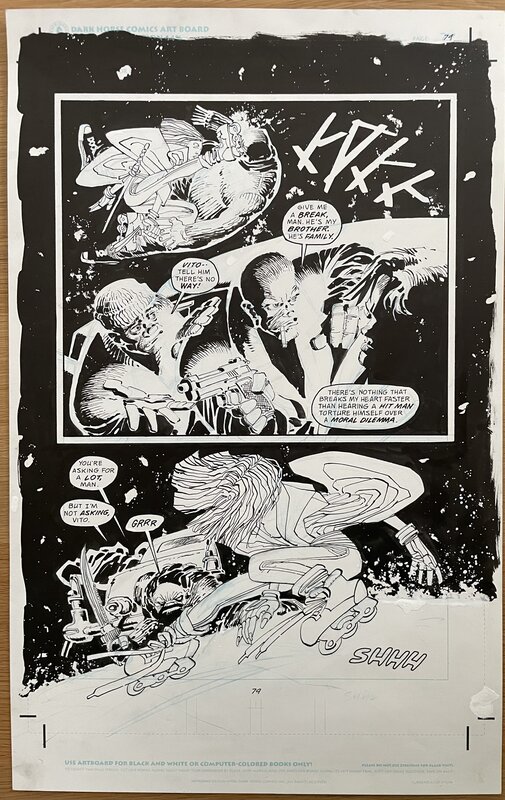 Frank Miller - Sin City - Family Values - Planche originale