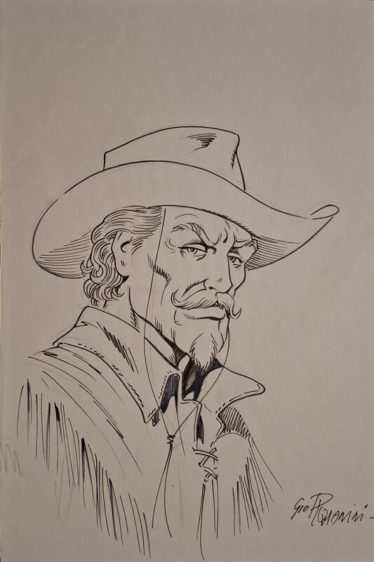 Kit Carson by Giovanni Romanini - Original Illustration