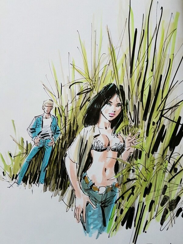 Dany, Jean Van Hamme, Histoires sans héros - Original Illustration