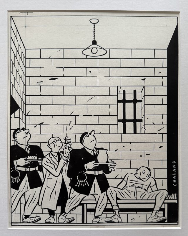 En vente - Dessin Chaland - Planche originale