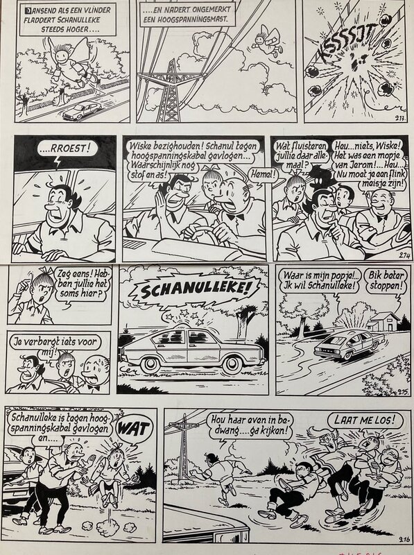 Paul Geerts, Willy Vandersteen, Suske en Wiske / Bob et Bobette - De Vlijtige Vlinder - Comic Strip