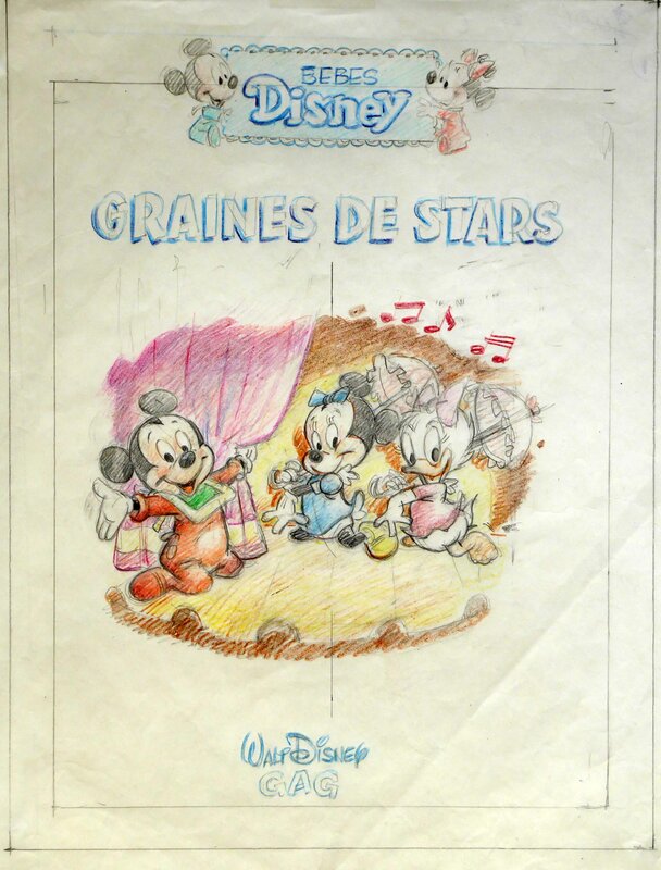 Bébés Disney par Claude Marin - Planche originale