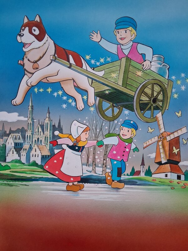 The Dog of Flanders par Isidre Monés - Illustration originale