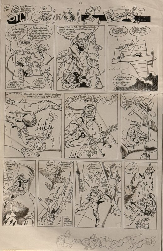 Al Severin, Bill Cosmos - The plane - Comic Strip