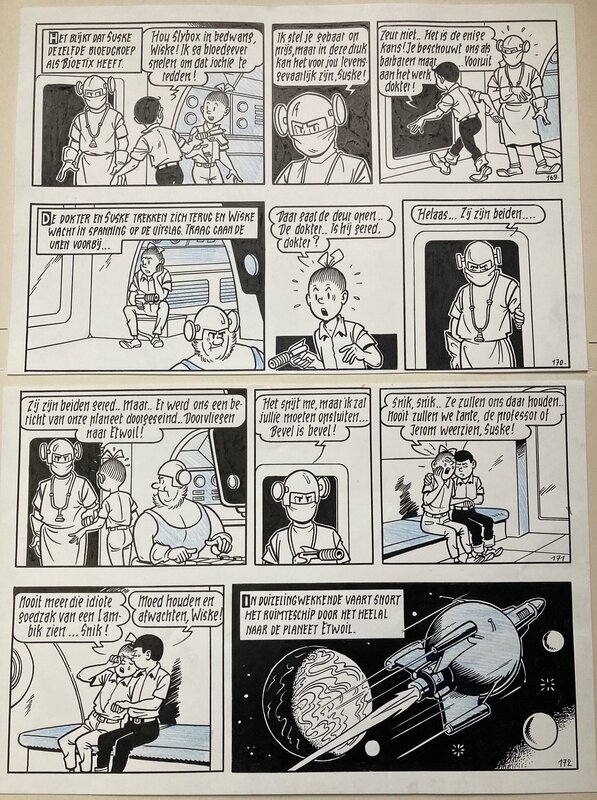 Willy Vandersteen, Suske en Wiske / Bob et Bobette - De Dromendiefstal - Comic Strip