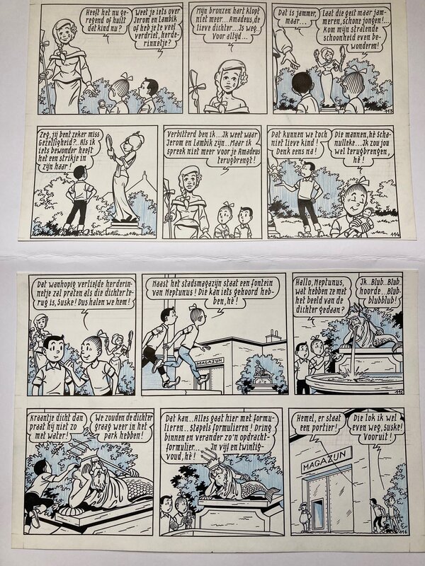 Willy Vandersteen, Suske en Wiske / Bob et Bobette - Het Brommende Brons - Comic Strip