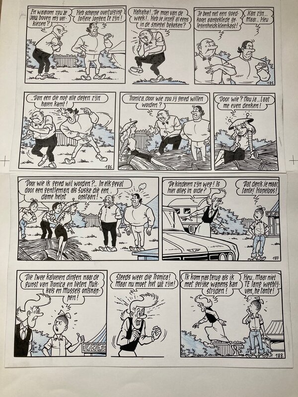 Willy Vandersteen, Suske en Wiske / Bob et Bobette - Tedere Tronica - Comic Strip