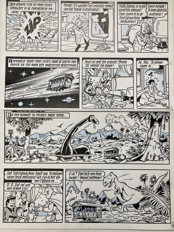 Willy Vandersteen, Suske en Wiske / Bob et Bobette - Wattman - Comic Strip