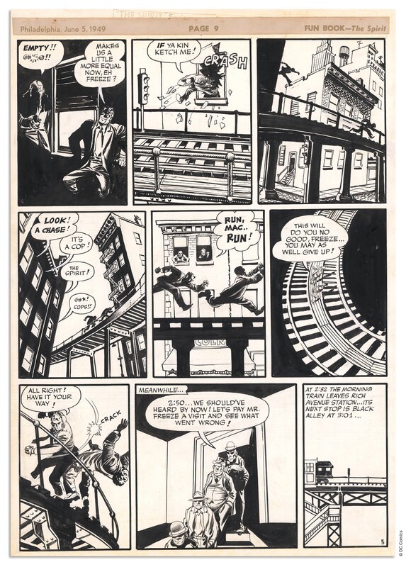 Will EISNER , LE SPIRIT - Comic Strip