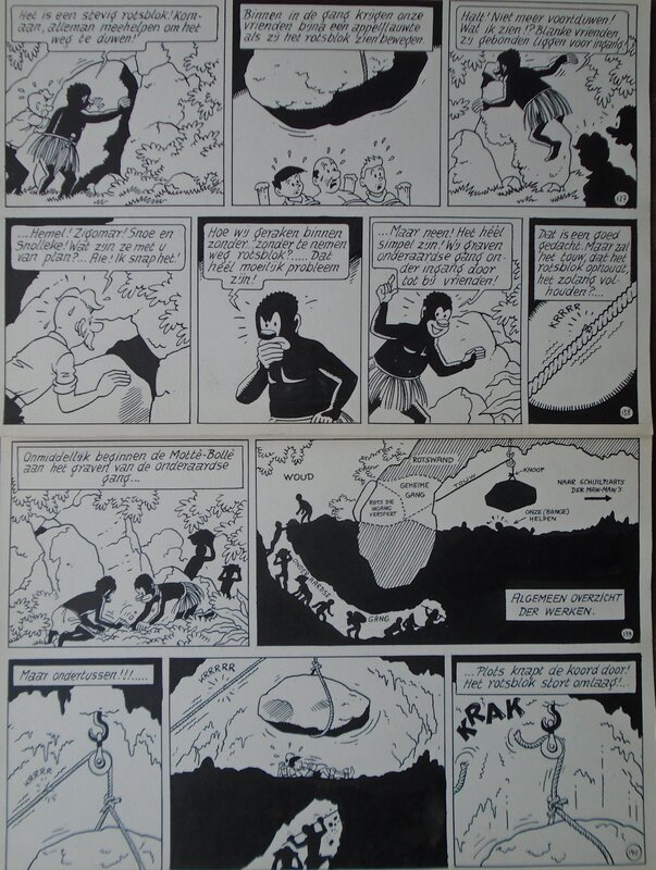 100 ans BOB De MOOR - Oncle Zigomar - Planche originale