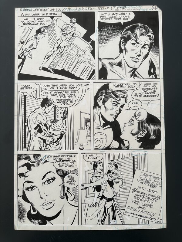 En vente - Don Heck, Frank McLaughlin, GREEN LANTERN #121original page 29 DC Comics 1980 - Planche originale