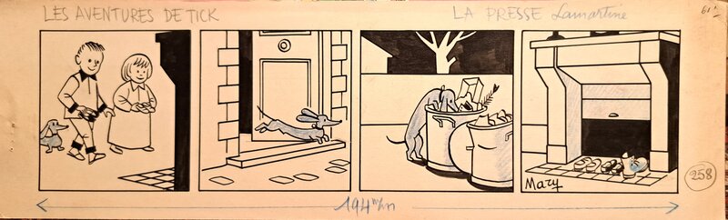 Mary, Jean Blondeau, Les aventures de Tick - Comic Strip
