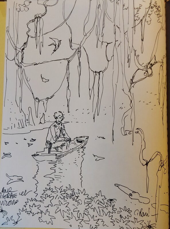 Christian Rossi, Jim Cutlass: L’Alligator Blanc - Sketch