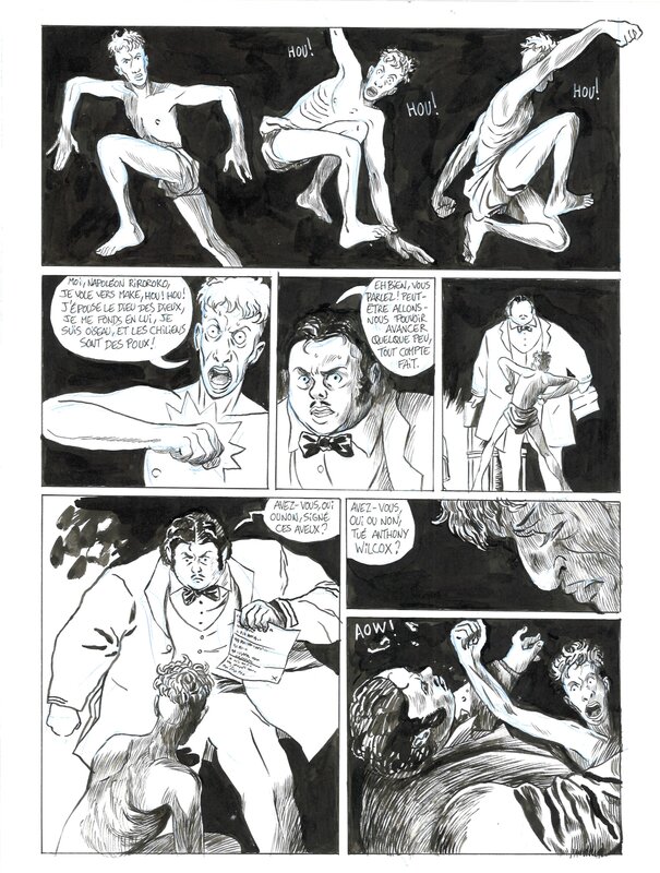 En vente - Thomas Gilbert - Caballero Bueno p. 21 - Planche originale