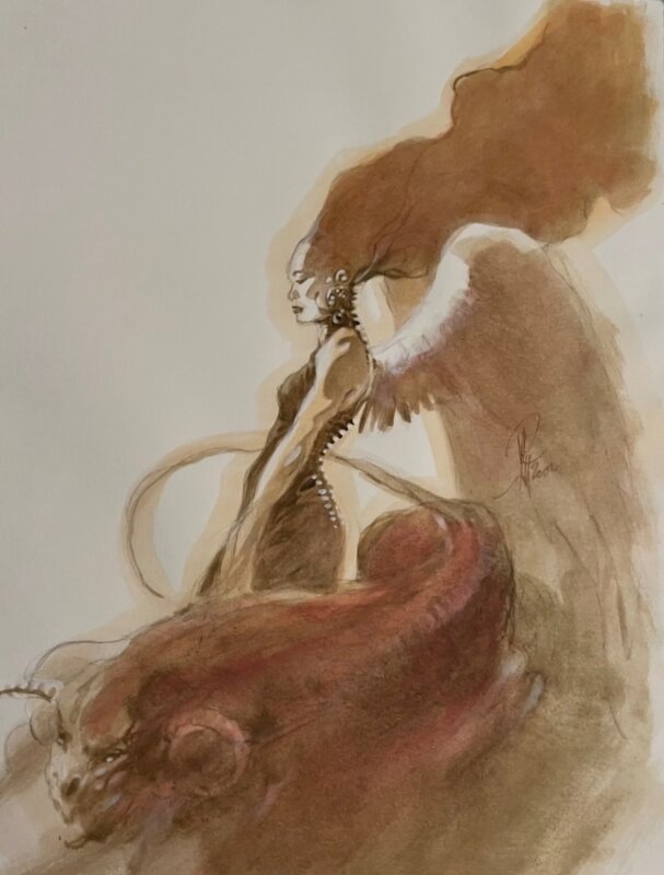 Varanda Paradis Perdu - Original Illustration