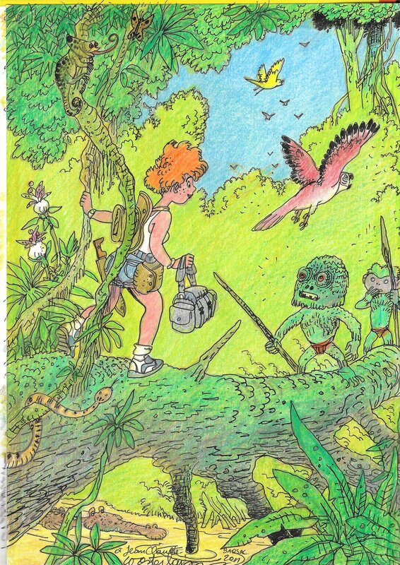 Jeanette POINTU by Marc Wasterlain - Original Illustration