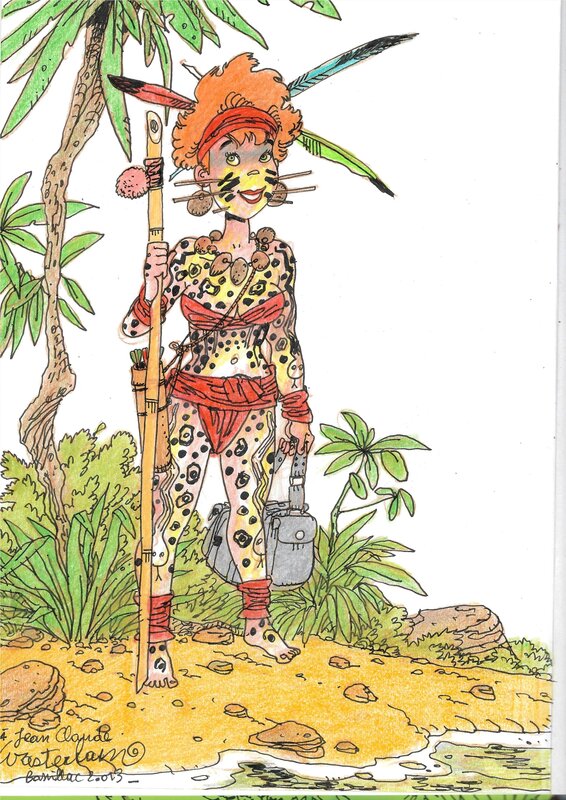Jeanette POINTU by Marc Wasterlain - Original Illustration