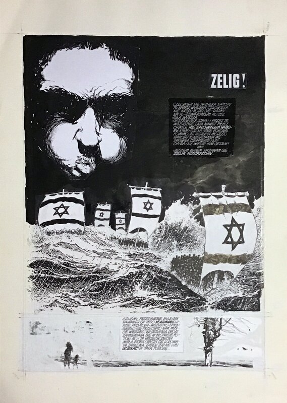 Krzysztof Gawronkiewicz, Achtung Zelig! – First Page, 1993 - Comic Strip