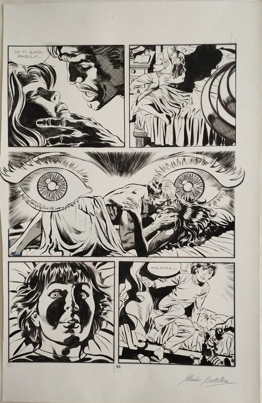 Claudio Castellini, Dylan Dog - La casa infestata n.30 - Planche originale