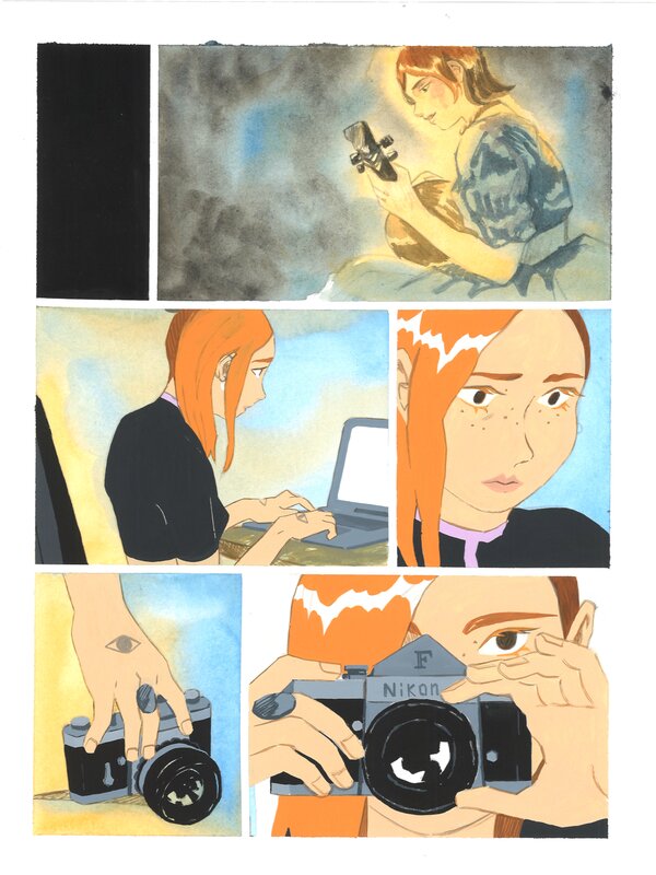 For sale - Claire Fauvel - Les yeux d'Alex p. 61 - Comic Strip