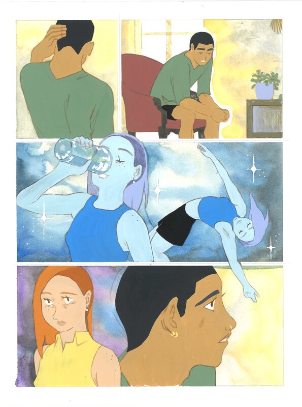 For sale - Claire Fauvel - Les yeux d'Alex p. 90 - Comic Strip