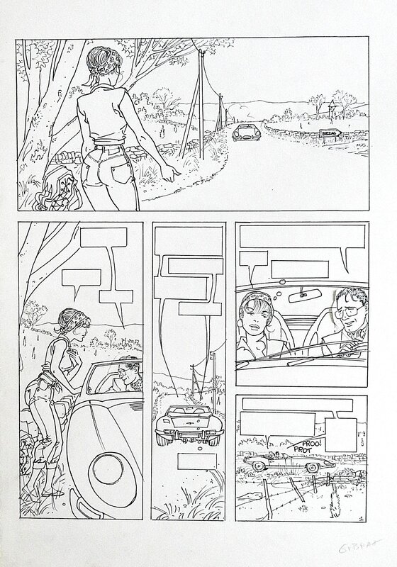 For sale - Eté Fripon by Jean-Pierre Gibrat - Comic Strip