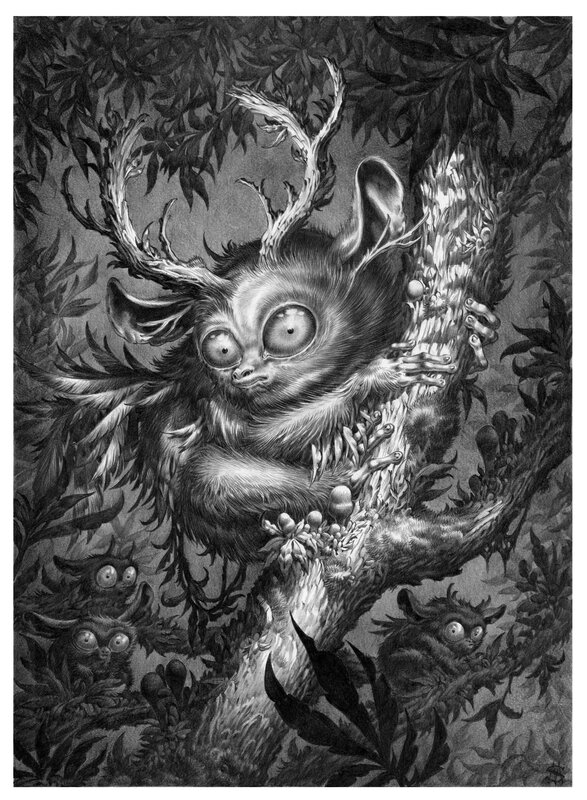 Stan Manoukian - Tarsidae - Original Illustration