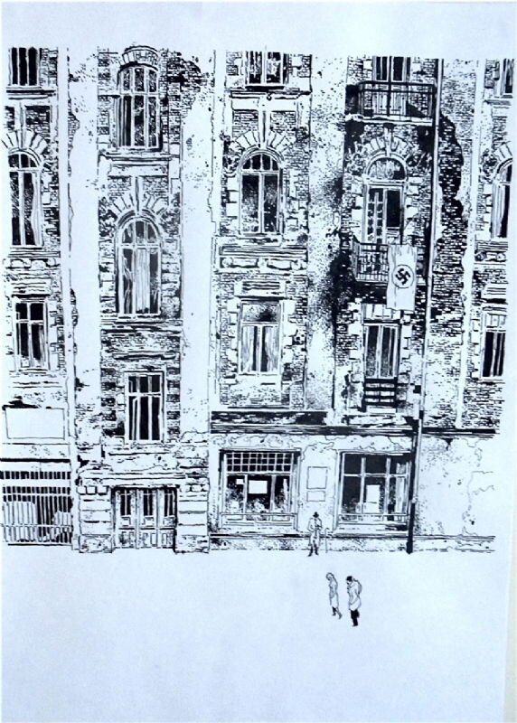 Krzysztof Gawronkiewicz, The first version cover - Powstanie. Za dzień, za dwa. (Uprising. In a Day, or Two.) - Original Illustration