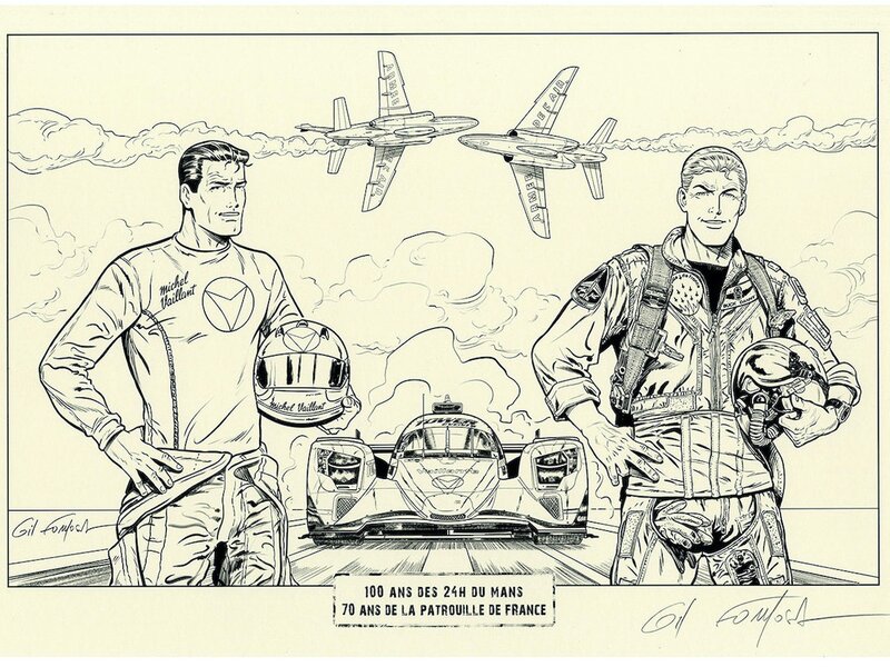 Gil Formosa, Michel VAILLANT & BUCK DANNY - Comic Strip