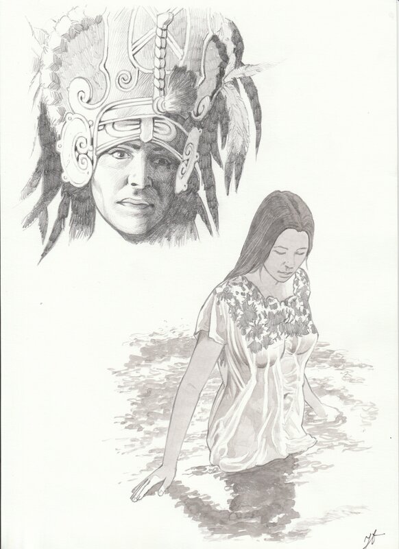 En vente - Inca par Torton - Planche originale