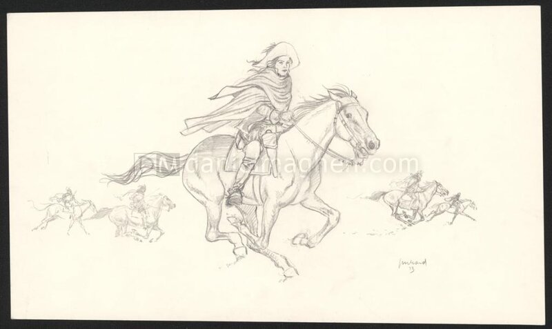 Crayonné 7 vies by André Juillard - Original art