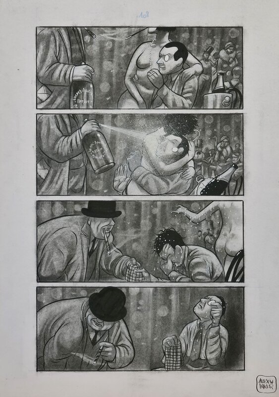 En vente - Krimi - page 112 par Alex W. Inker - Planche originale