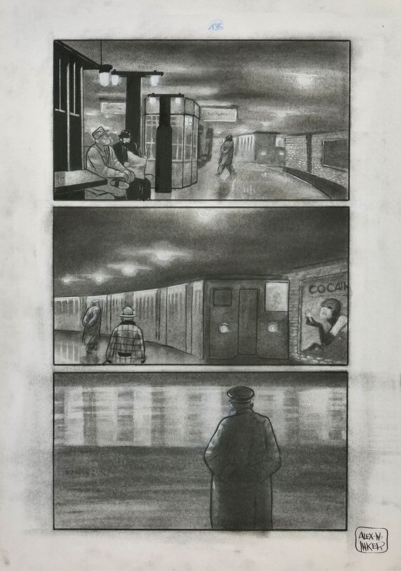En vente - Krimi - page 139 par Alex W. Inker - Planche originale