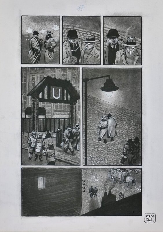 En vente - Krimi - page 141 par Alex W. Inker - Planche originale