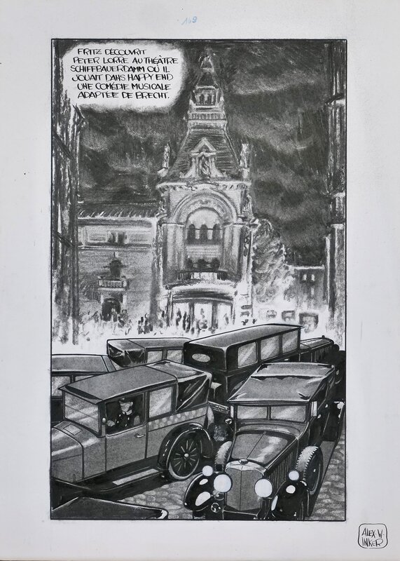 En vente - Krimi - page 153 par Alex W. Inker - Planche originale