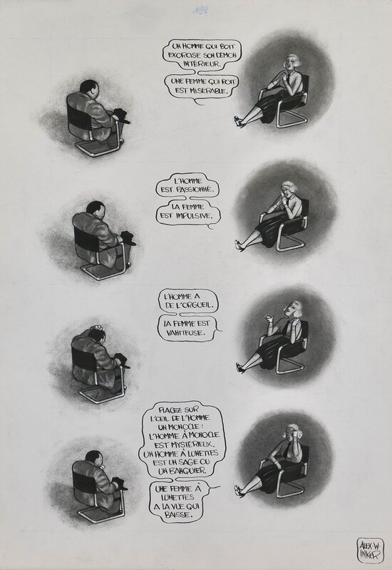 En vente - Krimi - page 197 par Alex W. Inker - Planche originale