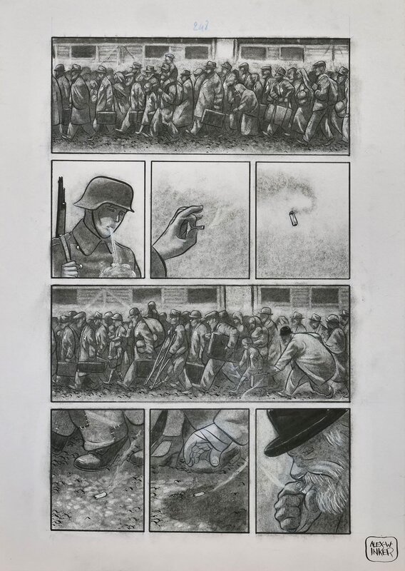 En vente - Krimi - page 252 par Alex W. Inker - Planche originale