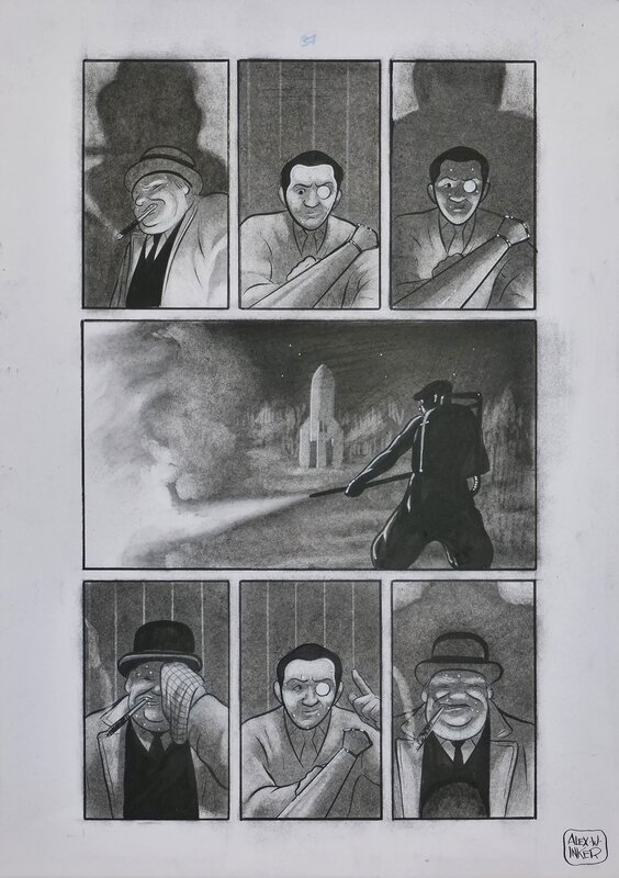 En vente - Krimi - page 41 par Alex W. Inker - Planche originale