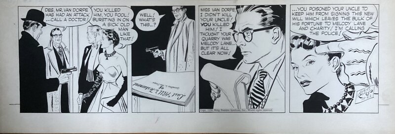 Alex Raymond, La disparition de Melody LANE - Comic Strip