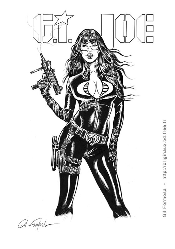 En vente - The BARONESS par Gil Formosa - Planche originale