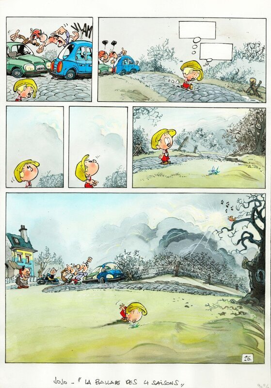 Geerts, Jojo#14, la ballade des 4 saisons, planche n°25, 2004. - Planche originale