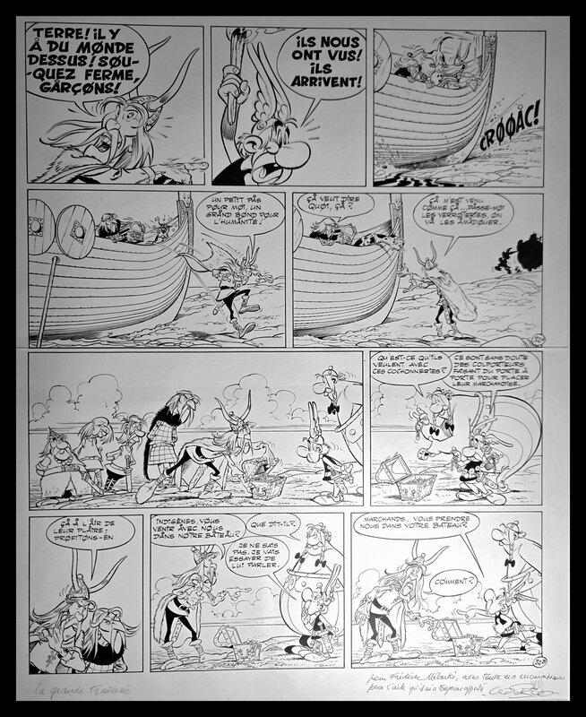 Albert Uderzo, René Goscinny, Astérix - La Grande Traversée - Comic Strip