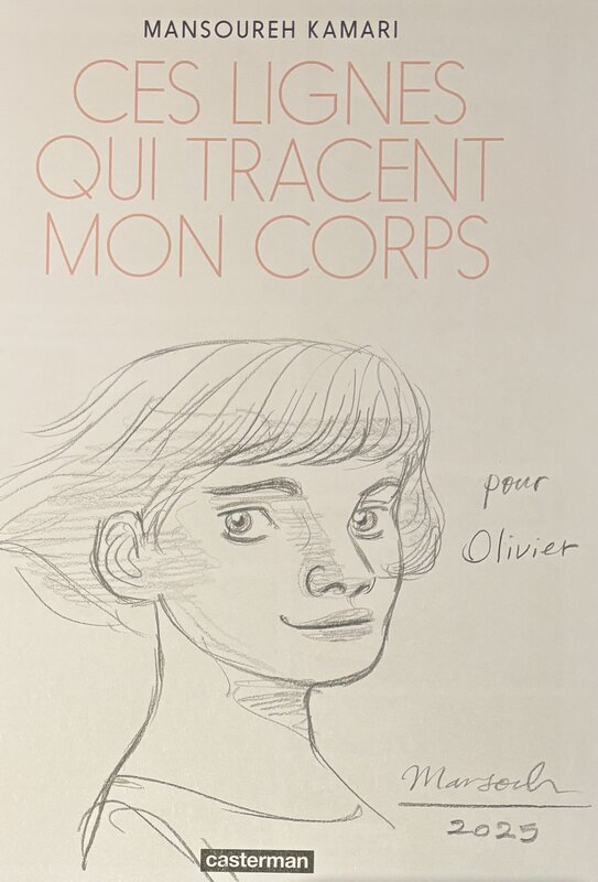 Dédicace de Mansoureh Kamari - Sketch