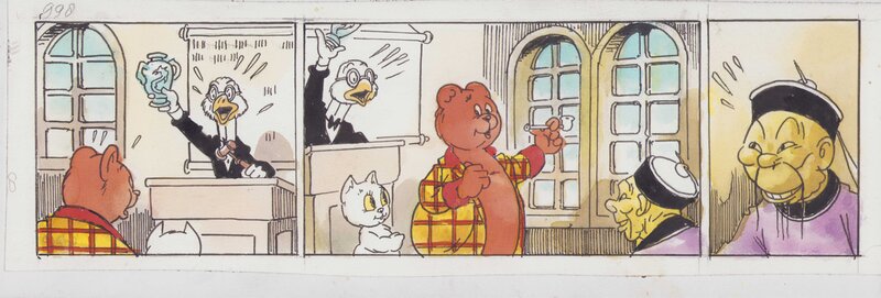 Dick Matena (naar Marten Toonder) | 2024 | Tom Poes en de Chinese waaier 0998 - Planche originale